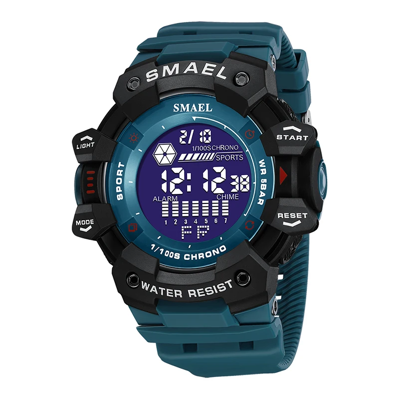 SMAEL 8050 waterproof sport chrono watch relojes de hombre army sport watch jam tangan fashion watches