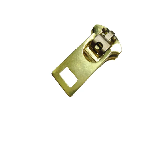 Fashion hot sale wholesale price customizable brass spring lock zipper