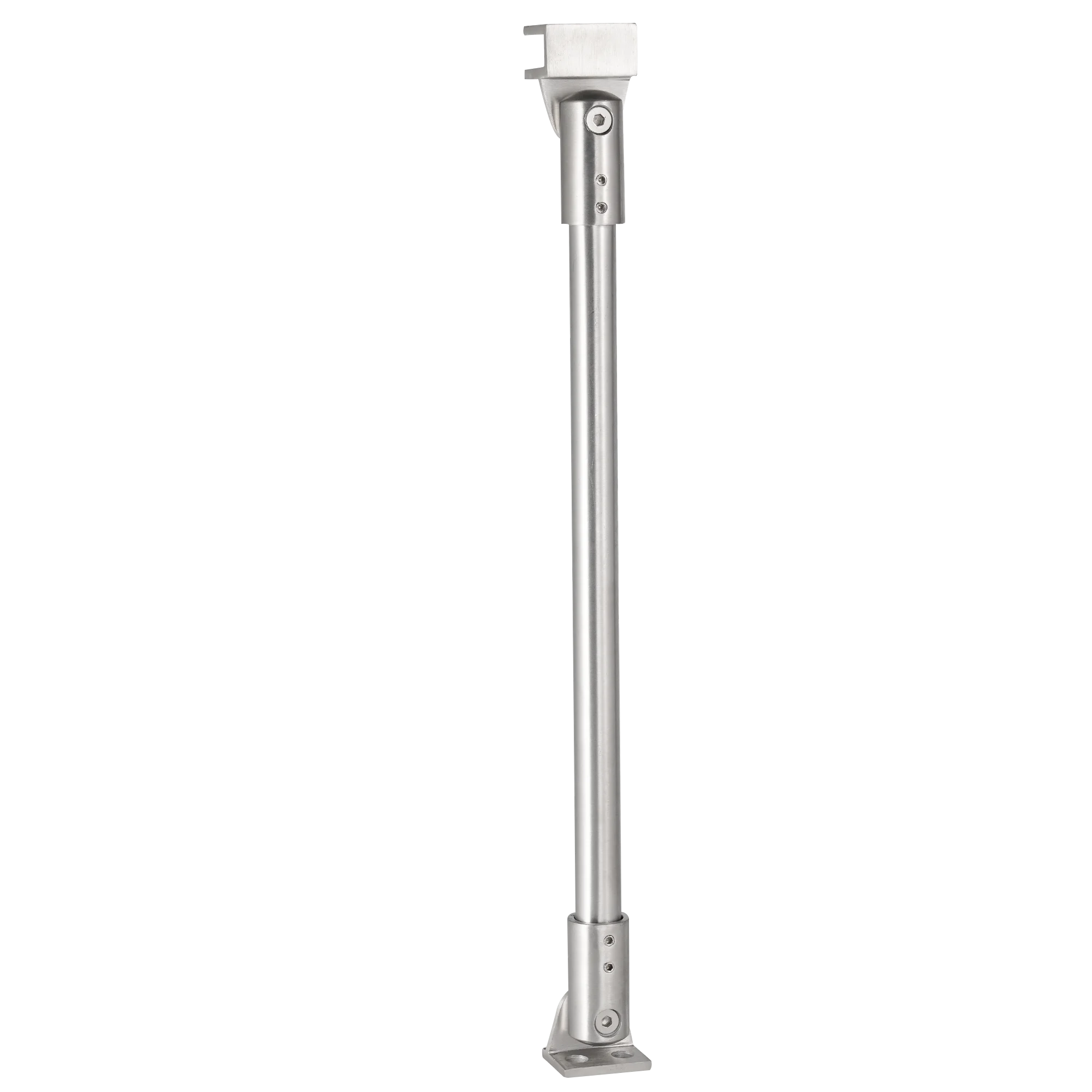 Security Door Jammer with 120 DB Alert Siren Iron Sliding Window Bar and Alarm Door Security Bar