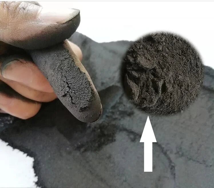 Окрашенный черный оксид железа для цветных бетонных кирпичей