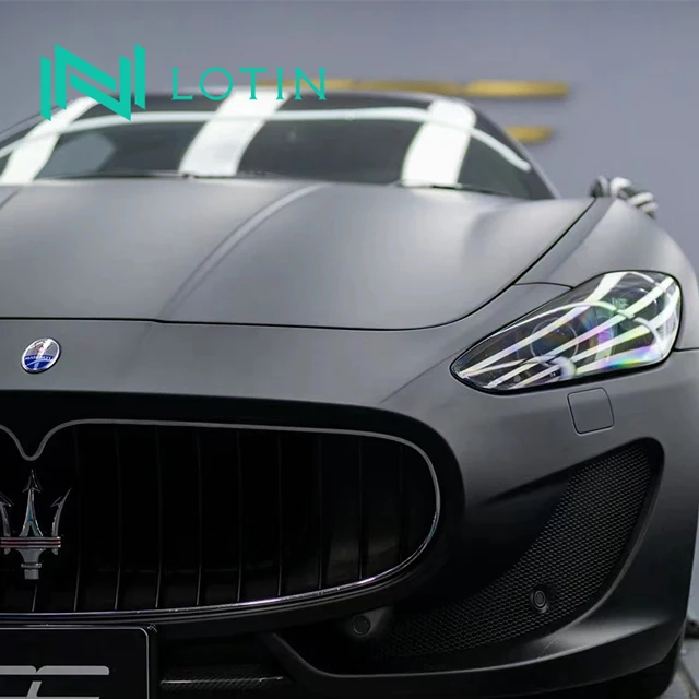 Wholesale Supplier Vehicle Body Sticker Wrapping Films Matte Frosted Black Car Vinyl Wrap
