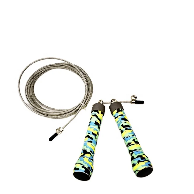 Wholesale adjustable heavy steel pvc thick skipping weighted jumping rope