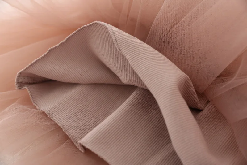 Toddler Baby Girls Tutu Dress Tulle Sundress Ribbed Top Layered Tulle Skirt Spaghetti Strap Dresses M3549