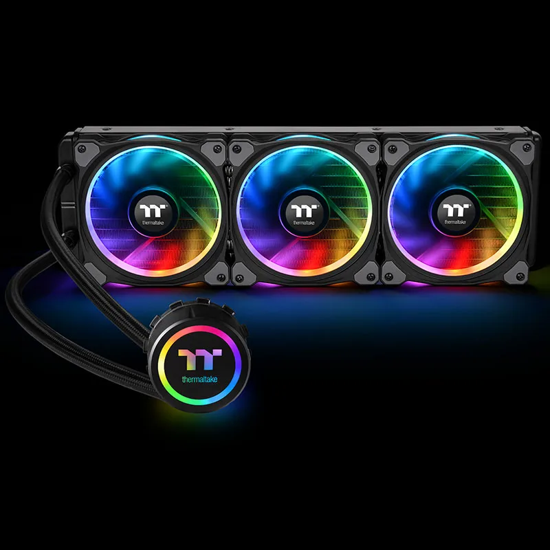 Thermaltake Floe Riing RGB one-piece water-cooled 360 CPU radiator (multiple platforms - RGB cold