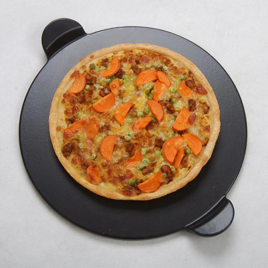 Ceramic & Cordierite Round Pizza Stone for Cooking Pizza Tools Not Support Custom Shape Everyday 500 Pcs Accept Kitchen,closet