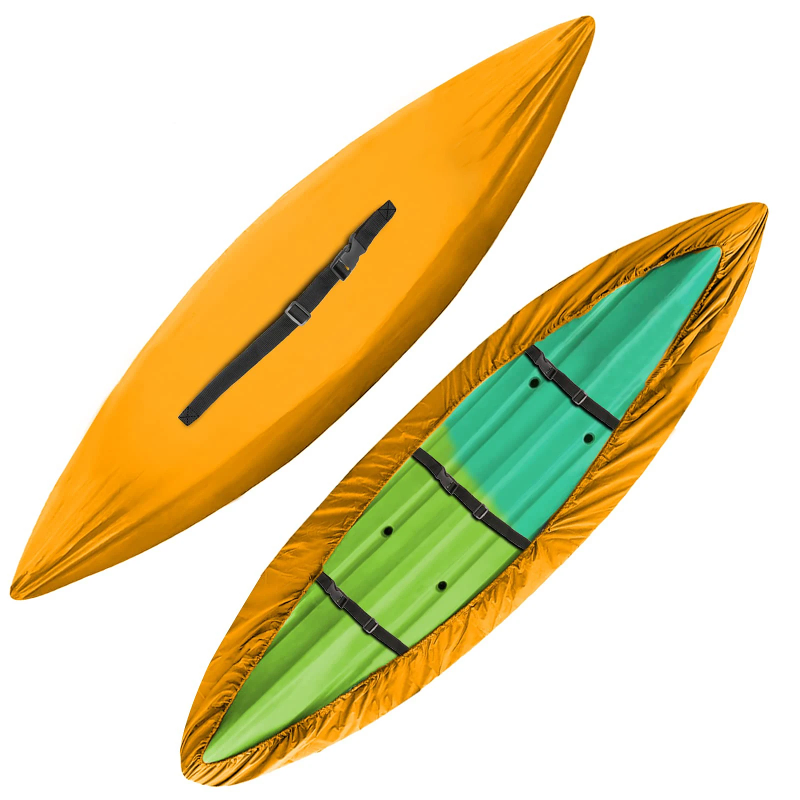 Водонепроницаемый 420d чехол для лодки для хранения УФ-защиты солнцезащитный крем прочный утолщенный Чехол Для Каяка уличный чехол