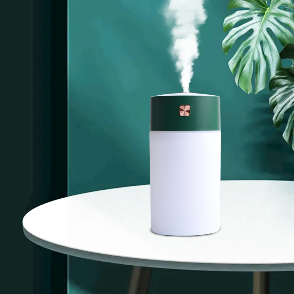 Новинка 2022, Лидер продаж, настольный мини-увлажнитель со светодиодной подсветкой, портативный Радужный увлажнитель воздуха, 300 мл, h2o, нано, холодный туман, красочный увлажнитель