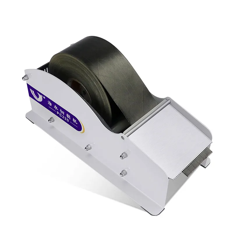 Gummed Paper Tape Desktop Manual Kraft Tape Cutter Water Activated Tape Metal Dispenser