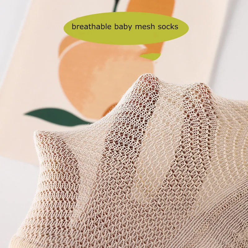 Wholesale Cute Ankle Newborn Baby Socks  For 0-5Age Kids Cotton Fabric Thin Style Boneless Gift Sock Breathable Toddler Socks