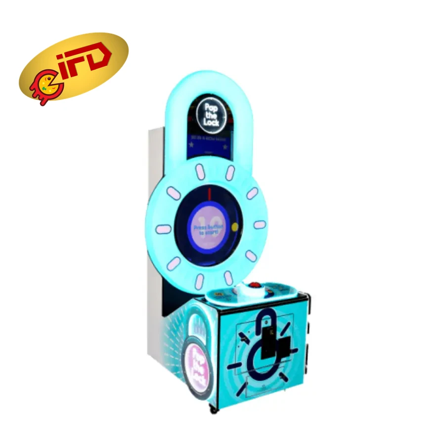 Indoor Amusement Arcade Ticket Game Machine Pop The Lock Redemption Game Machine For Sale