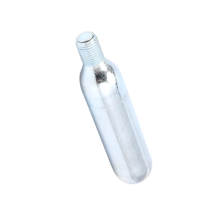 China Sales high pressure 12g co2 cartridge air cylinder co2 gas cylinder mountain bike pump cylinders co2 2021