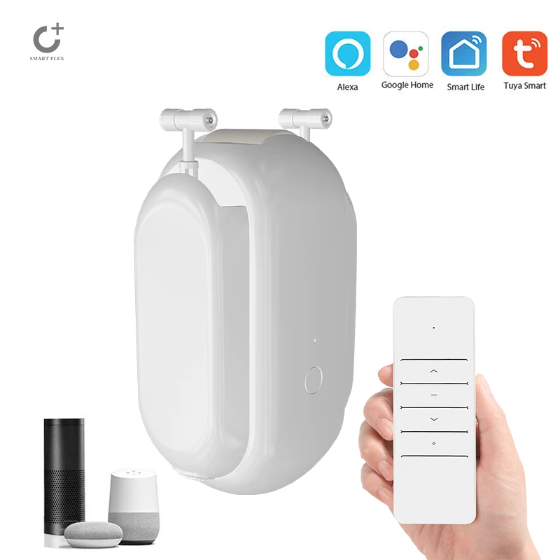 New Design Tuya WiFi Switch Bot Battery Smart Curtain Motor With Remote Control