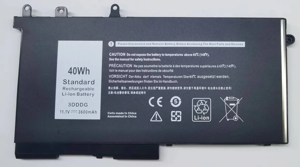 11.1v 3600mah 40Wh 3DDDG Battery For Dell Latitude 5280 5480 5490 5480 80jt9 03vc9y Laptop Notebook Battery