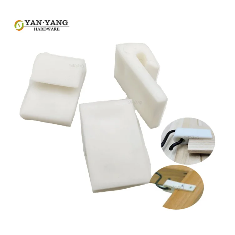 YANYANG Factory Furniture Hardware Accessories 4 Holes Clips Metal Zig Zag Spring Clips