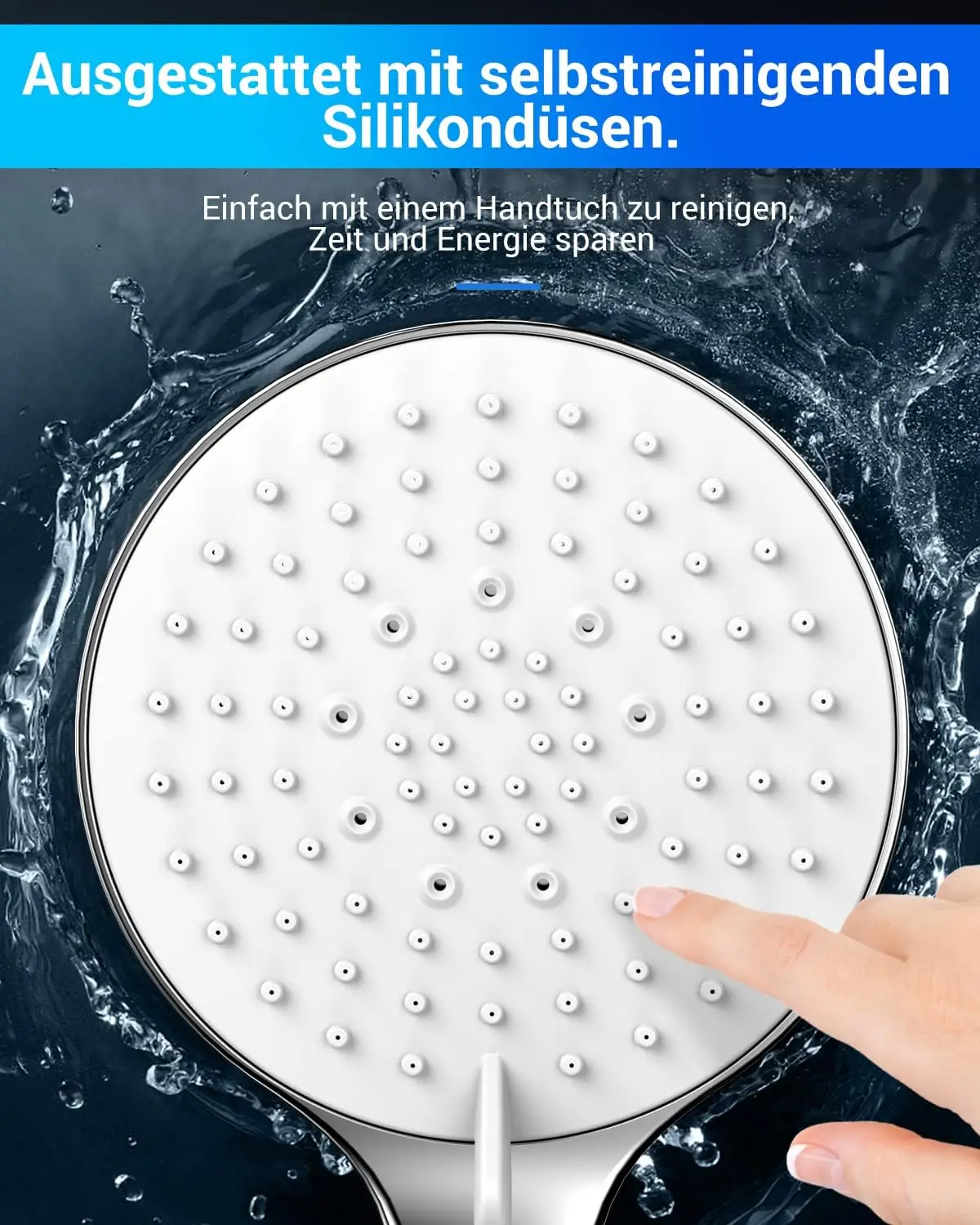 High Pressure 3 Function Adjust Water Saving Shower Head Bathroom Filter Massage Shower Head