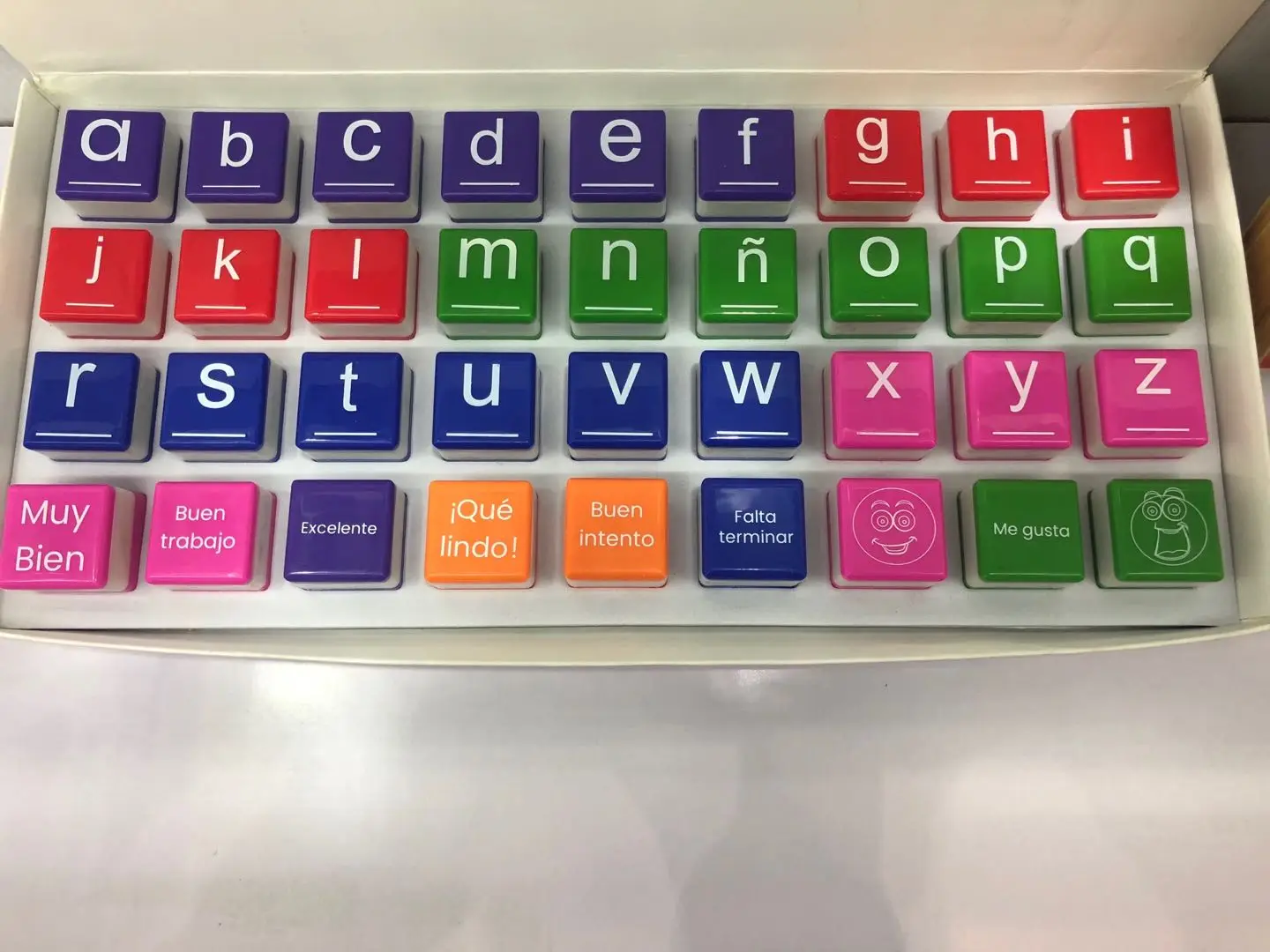 2023 factory direct sale transparent Combined roller stamp baby roller self inking stamp