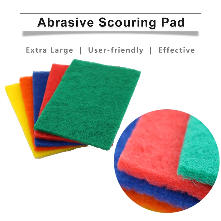 2023 Durable 8pcs/bag Sponge Eco-friendly Cleaning Scouring Pad Domestos Kitchen Washing Sponge  for Dish Cleaning