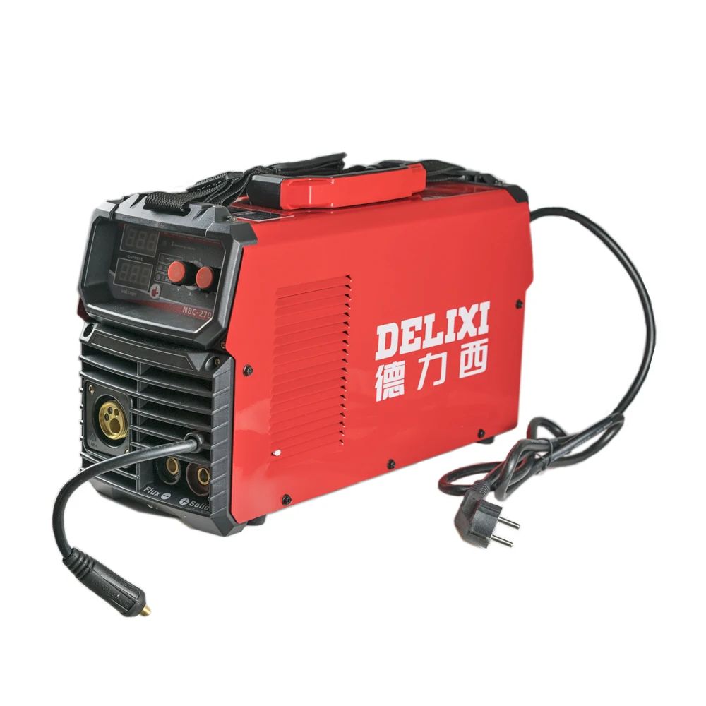  Delxii NBC-270D горячая Распродажа нагрузка 1 кг лоток надежных партнеров! Безвоздушные само экранированный сварочный аппарат igbt МИГ Шанхай