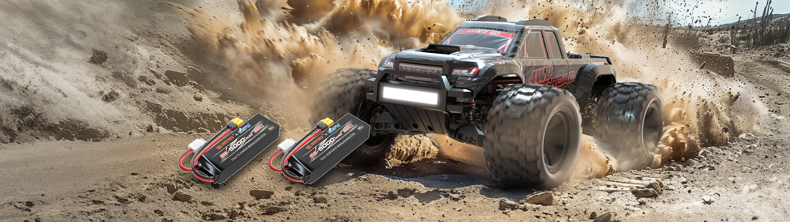 Новый MJX Hyper Go 10208 маленький монстр 3S 4S бесщеточный 1/10 RC высокоскоростной внедорожник Электрический грузовик R/C автомобиль