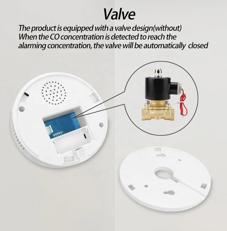 Upgraded tuya wifi multi-gas sensor natural propane lpg gas leakage detector IOT smart wireless home alarm portable gas detector