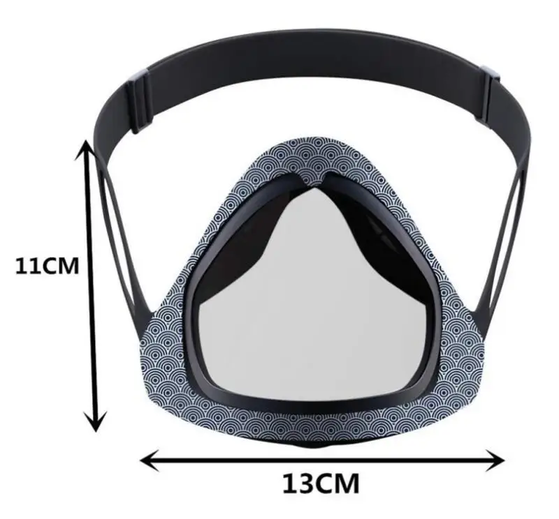 New Trend Daily Life Fashion Nose Mask Unisex Black Resuable Anti-dust Pollution Party Fashion Washable Fabric Face Mask