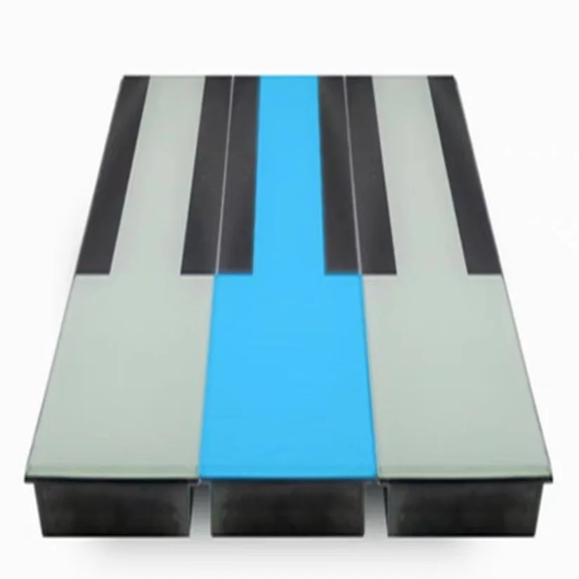 Programmable Led Music Piano Audio Dance Floor Waterproof RGB Color Changing Piano Led Dance Floor With Sound Piano Tiles