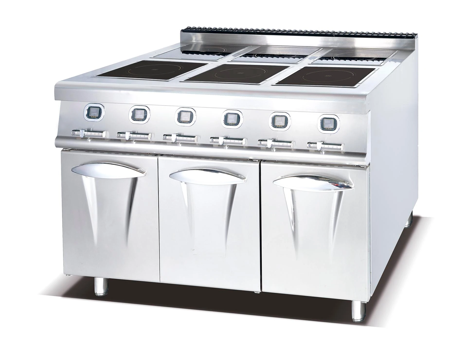 RM Restaurant Commercial kitchen 2 6 4 burner electric hot plate cooking stove range induction cooker with oven cooktop hotplate