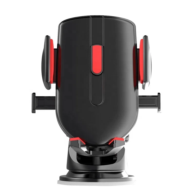 Vnew Auto lock mobile holder silica gel sucker extension rod mobile phone holder navigation 360 degree rotation car holder