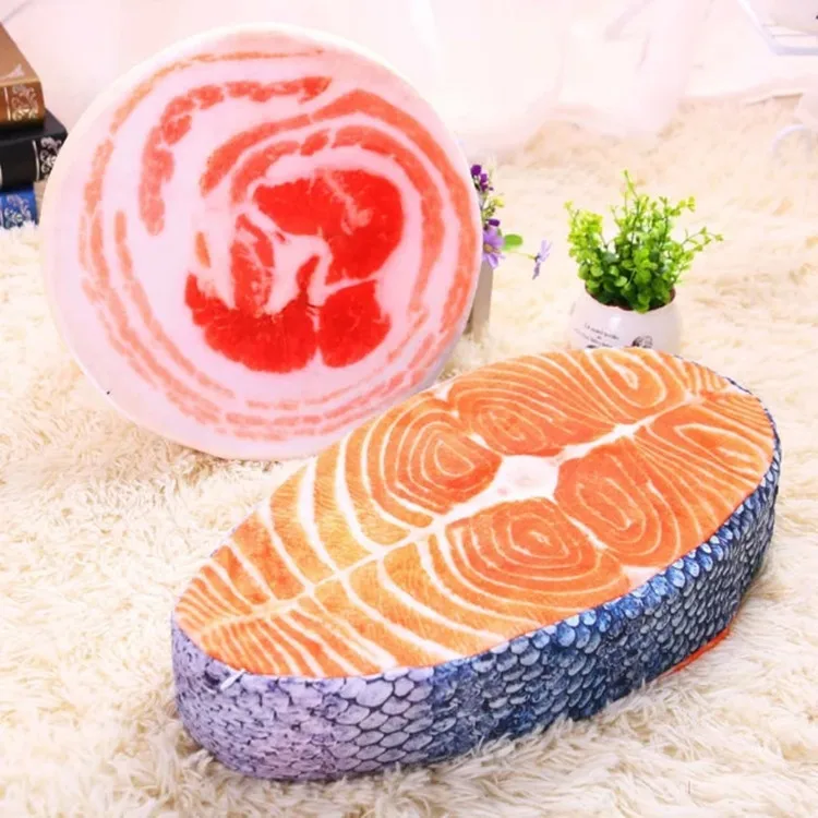 
Cartoon Anime Design Customized Irregular Shaped Pillow Vegetable Funny Meat Printed Vograce Cushion Throw Pillows As Gift 