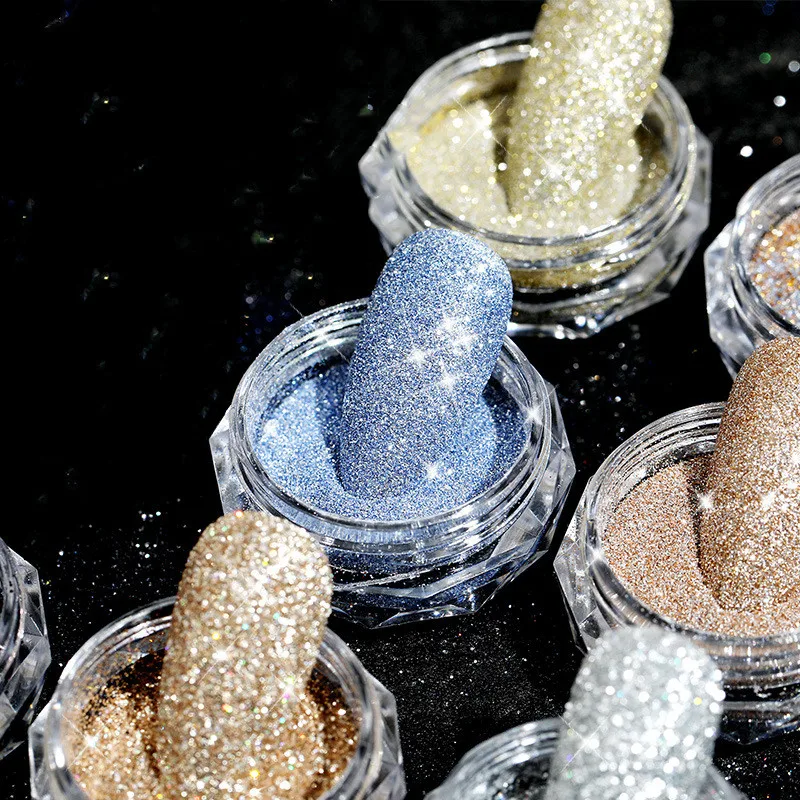 Crystal diamond powder nail decoration small diamond new style design sand nail decoration