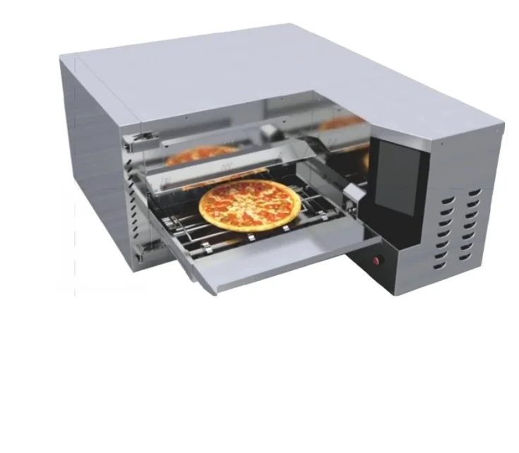 Fast food restaurants commercial automatic electric and gas conveyor pizza oven