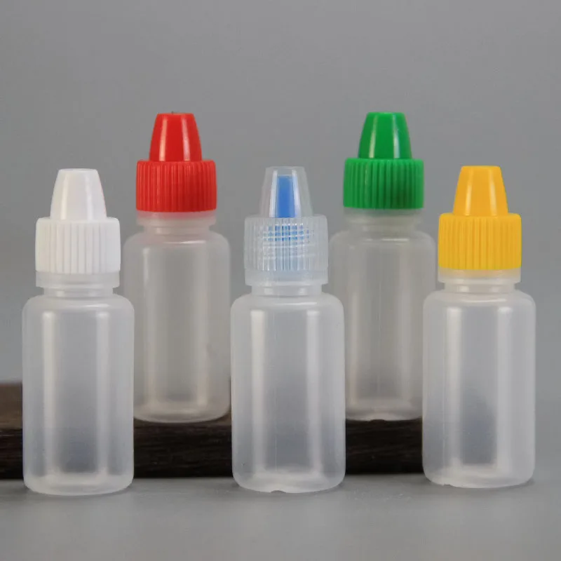 Wholesale 3ml 5ml 10ml Empty Custom Label Ldpe Eye Drop Plastic Dropper Bottles with tip
