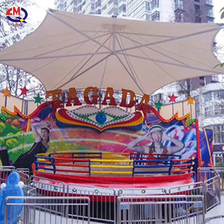 Crazy Disco Turntable Theme Park Rides Tagada for Sale