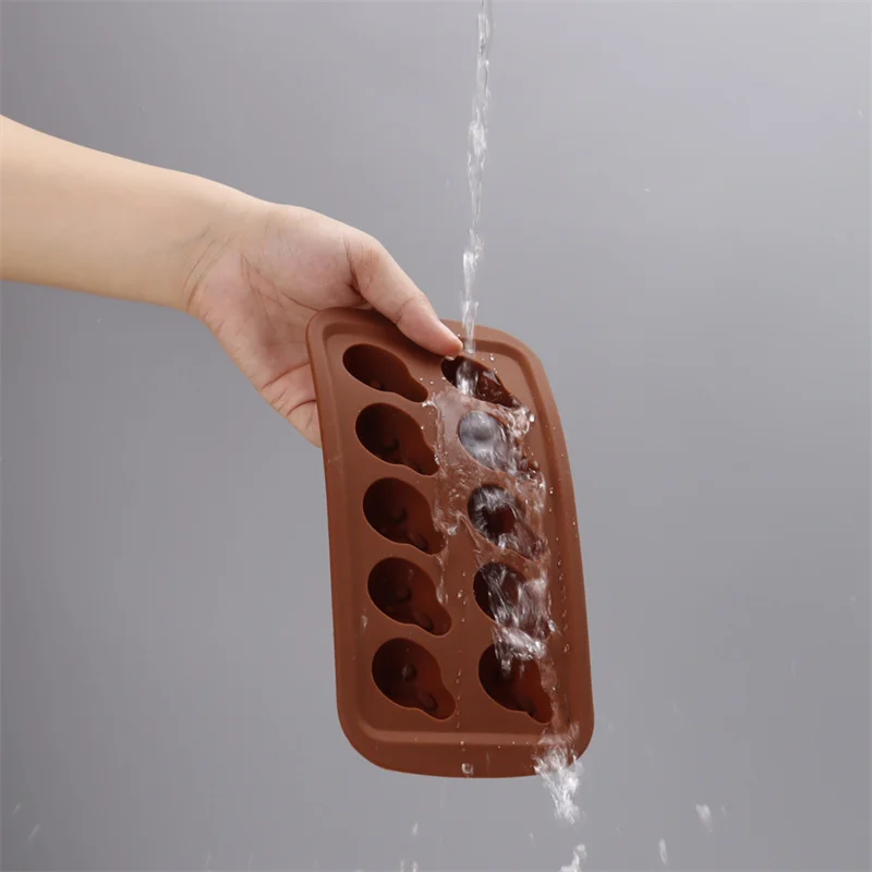 Popular Silicone Baking Mold Skull Shape Chocolate Holder Baking Mold