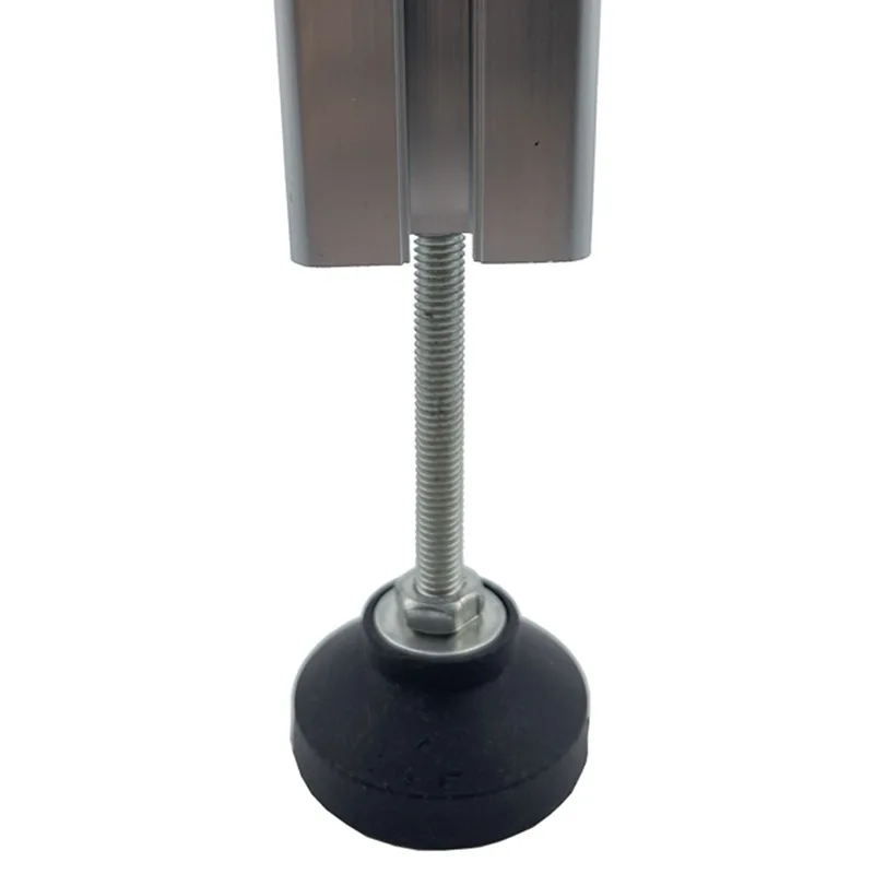 Table adjustable metal leveling feet