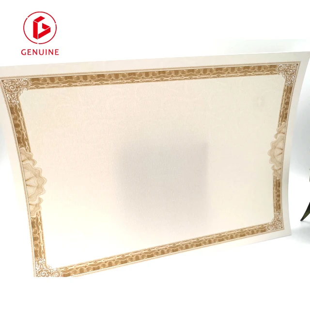 Custom 75 cotton 25 linen color security printing a4 specialty bond paper wholesale