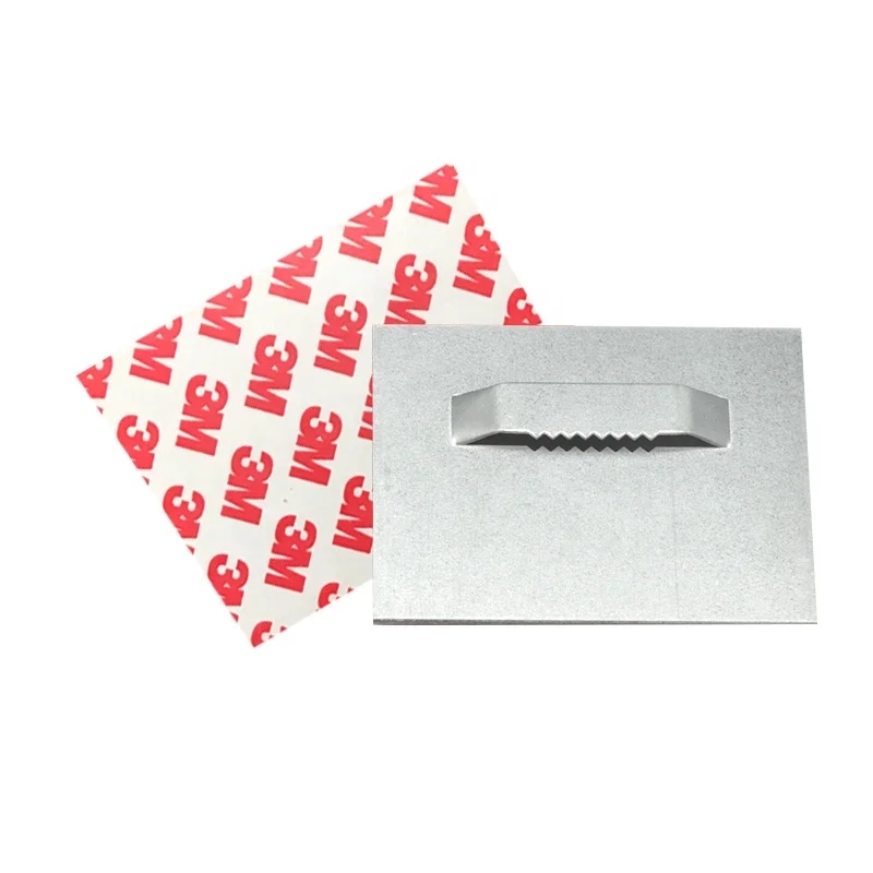 80 x 60mm Self Adhesive Mirror hanger Square Glass plate frame saw tooth hangers canvas hook