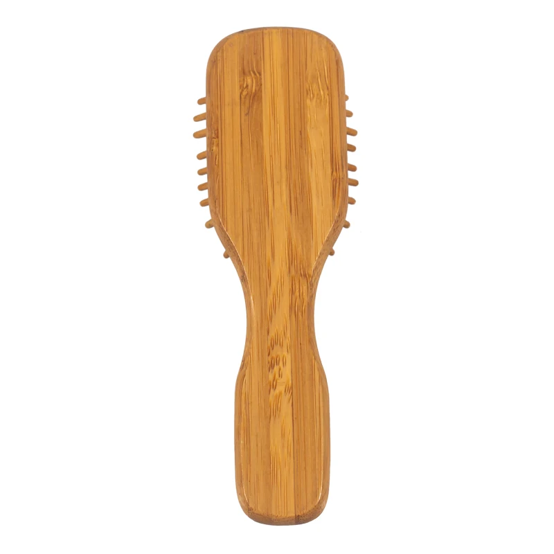 Пользовательский логотип бамбуковая Массажная щетка для роста волос щетка для массажа кожи головы