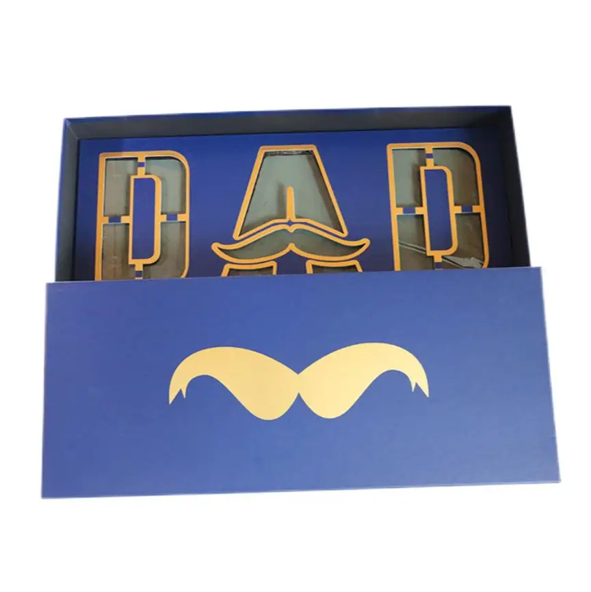 Wholesale Custom Rigid Rectangular Arrangements Dad Flower Box For Gift Flowers