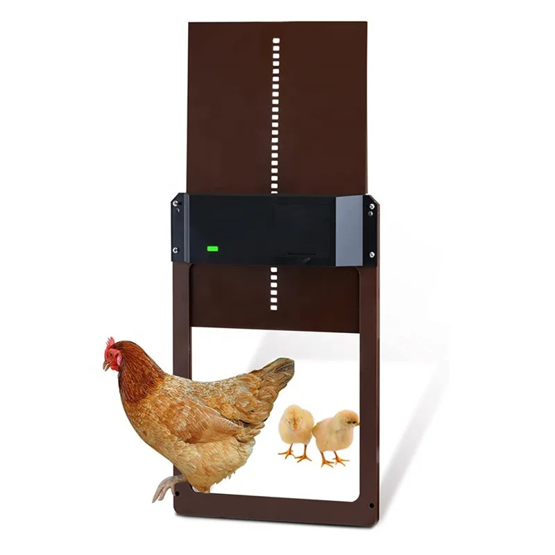 Automatic Chicken Coop Door Electric Light Sensing Chicken Coop Door Opener Light sensor automatic chicken coop door