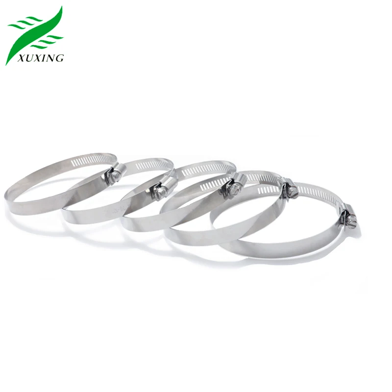 Ventilation quick lock Air Duct pipe Clamp American adjustable Stainless Steel Hose clamps
