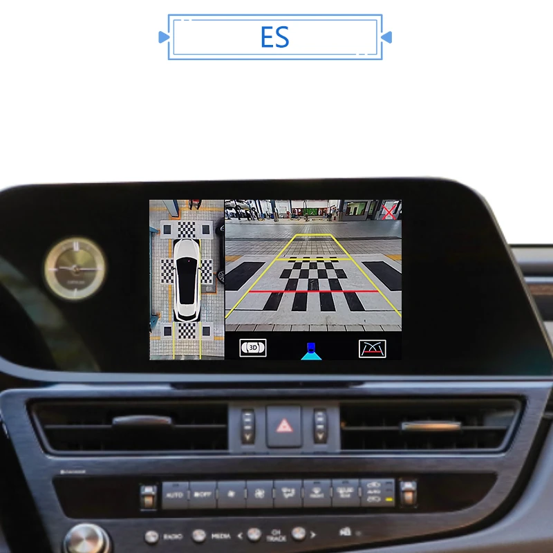 Night Vision Waterproof Auto Camera 360 Degree 3D 360 View All Round Bird View Car Camera System With HD DVR 360 car camera