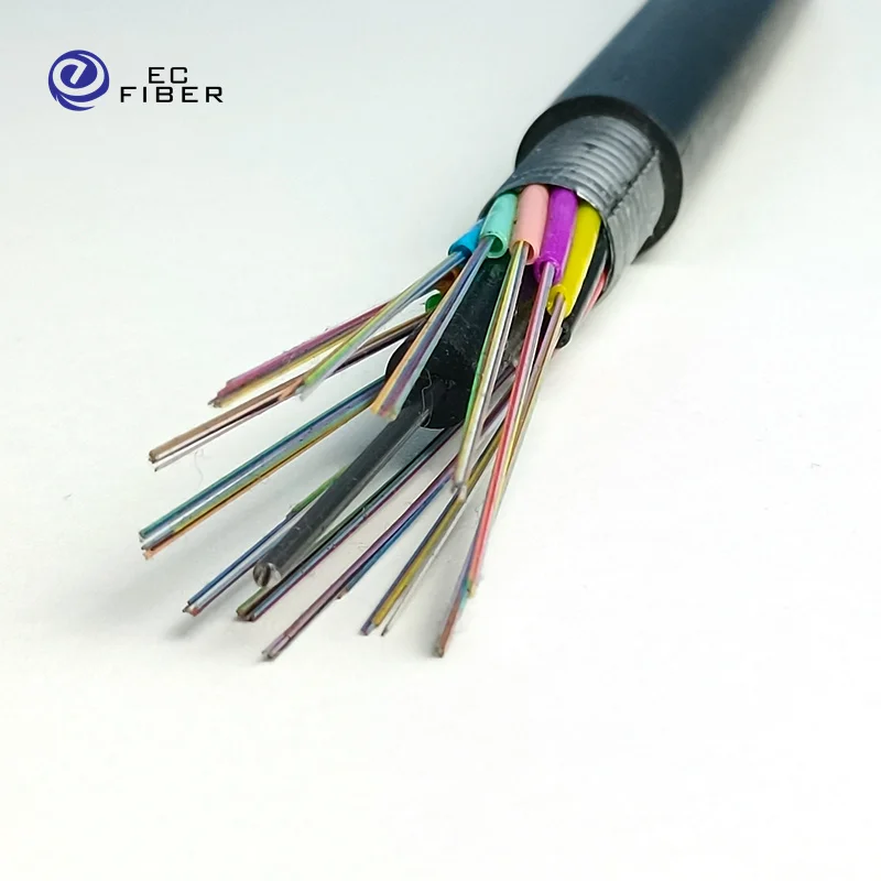 Бесплатный образец наружного подземного волоконно-оптического кабеля GYTA GYTS для похороненных воздушных воздуховодов с стальной алюминиевой лентой, бронированный