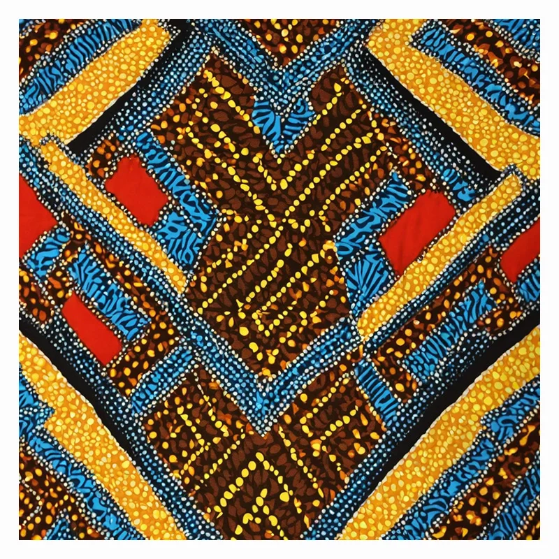 Wholesale African Wax Print Cotton Fabric Nice Design African Ankara Fabric for Wedding Party
