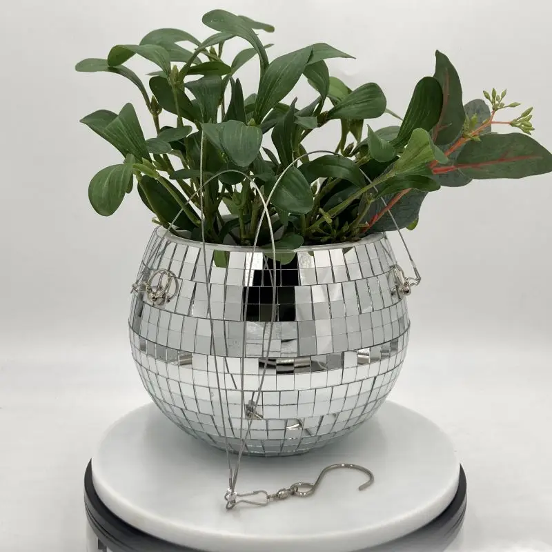 6 дюймов (15 см) вращающаяся на 360 градусов самополивающаяся вешалка для дискотек шаров растений