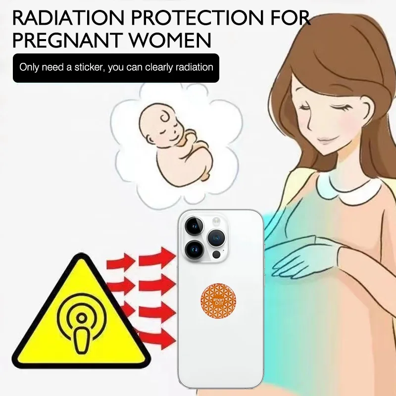 2pcs Quantum shield 2000cc EMF Quantum Science Shield Stickers 26mm customized for mobile phone Laptop computer