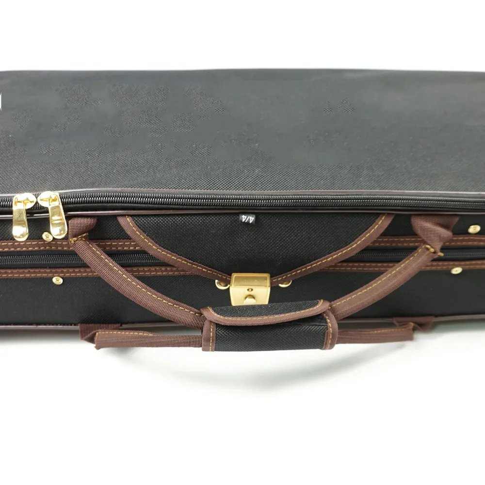 
Cheap price black canvas viola case viola hard case fiberglass viola case VLP-01 