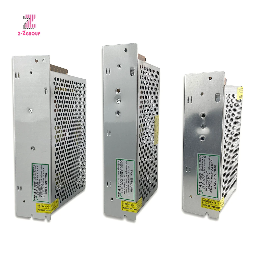 Industrial Power Supplies 100w/ 200w/ 300w/ 500w Power Supply Units 12 Volt Power Supply