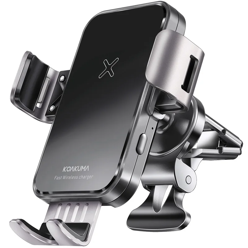 Most Sell Products 15W Automatic Telephone Holder Car Mobile Phone Holders with Wireless Charging