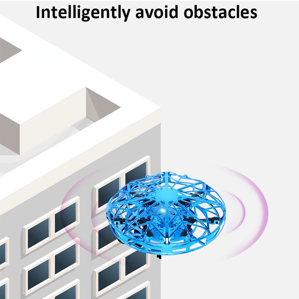 HW 360 Rotating Hover Orb Magic Led Mini Flying Spinner Boomerang Ball toy Drone UFO Flynova Pro Flying Ball